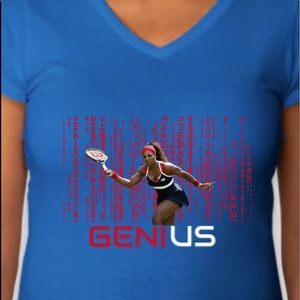 GENIUS Serena Williams 100% cotton women’s tee